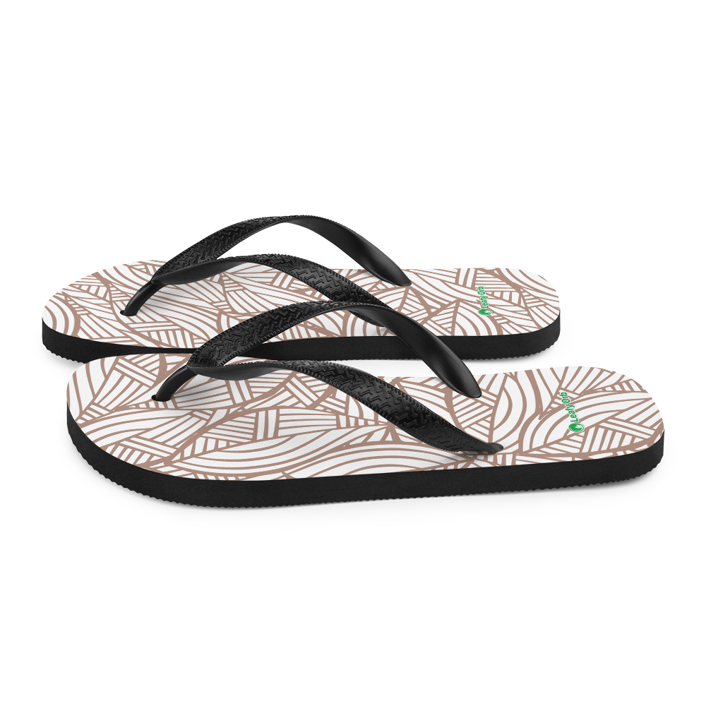 Colorful Fall Leaves | Seamless Patterns | Sublimation Flip Flops - #3