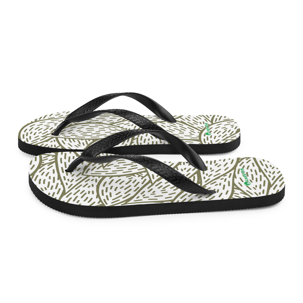 Colorful Fall Leaves | Seamless Patterns | Sublimation Flip Flops - #6