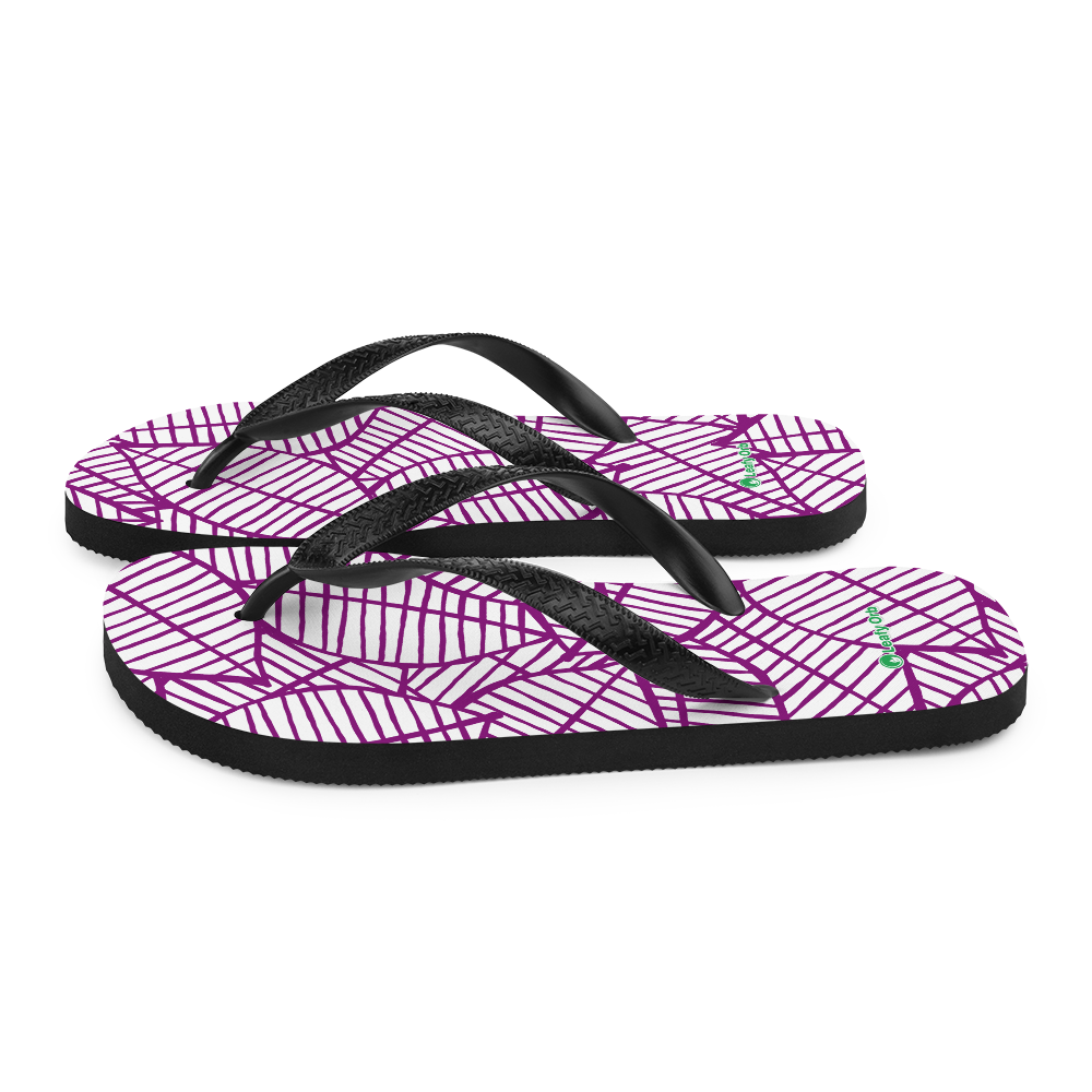 Colorful Fall Leaves | Seamless Patterns | Sublimation Flip Flops - #7