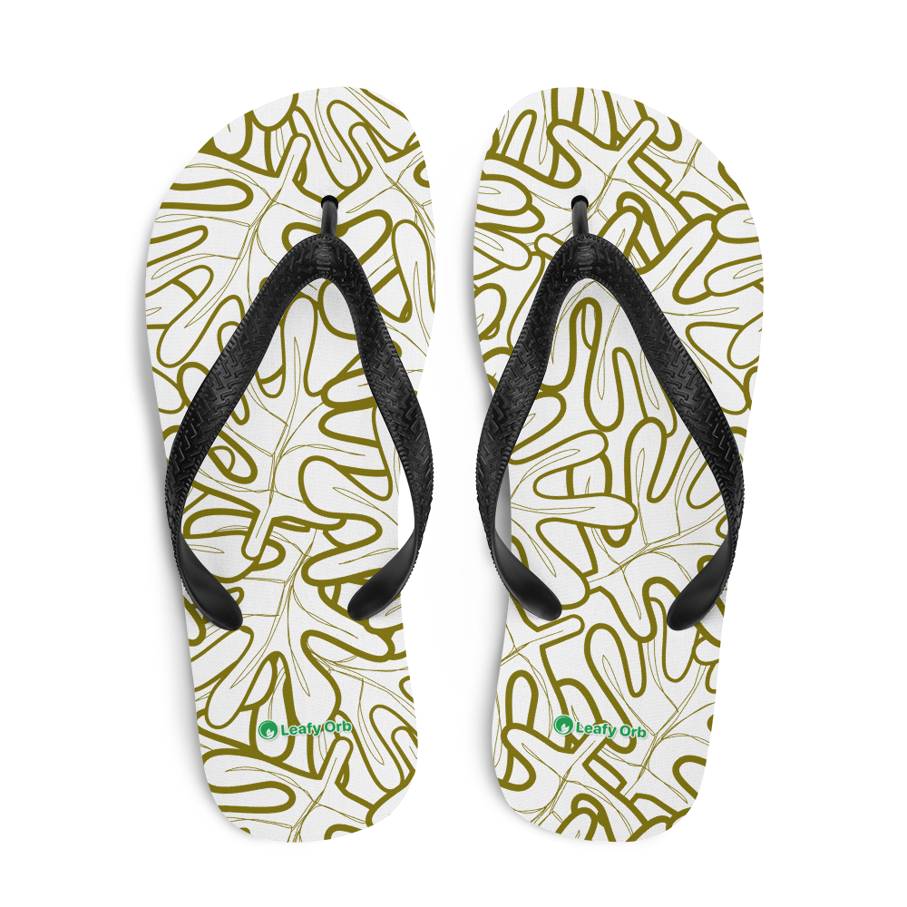 Colorful Fall Leaves | Seamless Patterns | Sublimation Flip Flops - #2