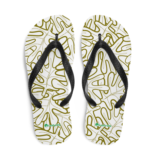 Colorful Fall Leaves | Seamless Patterns | Sublimation Flip Flops - #2