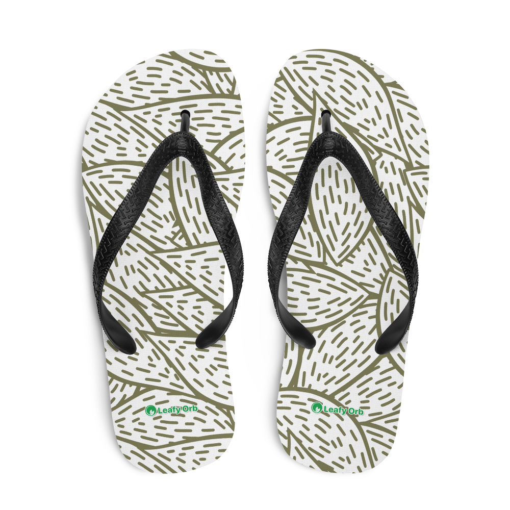 Colorful Fall Leaves | Seamless Patterns | Sublimation Flip Flops - #6