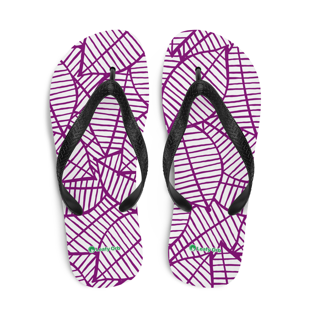 Colorful Fall Leaves | Seamless Patterns | Sublimation Flip Flops - #7