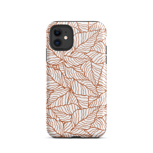 Colorful Fall Leaves | Seamless Patterns | Tough iPhone Case - #1