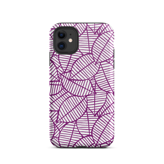 Colorful Fall Leaves | Seamless Patterns | Tough iPhone Case - #7