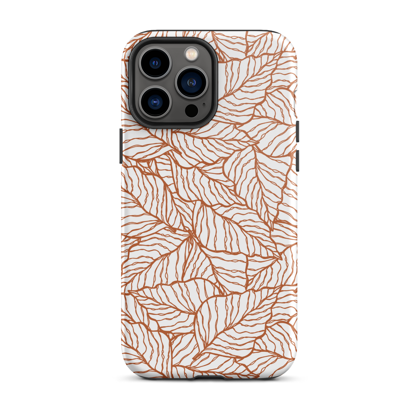 Colorful Fall Leaves | Seamless Patterns | Tough iPhone Case - #1