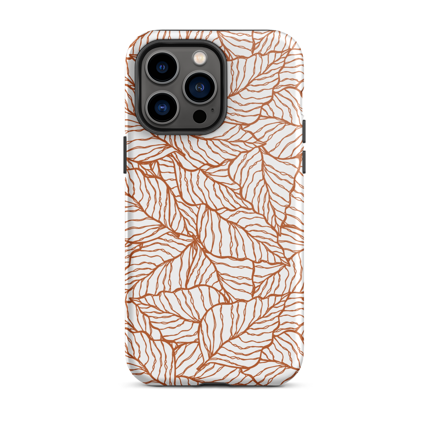 Colorful Fall Leaves | Seamless Patterns | Tough iPhone Case - #1