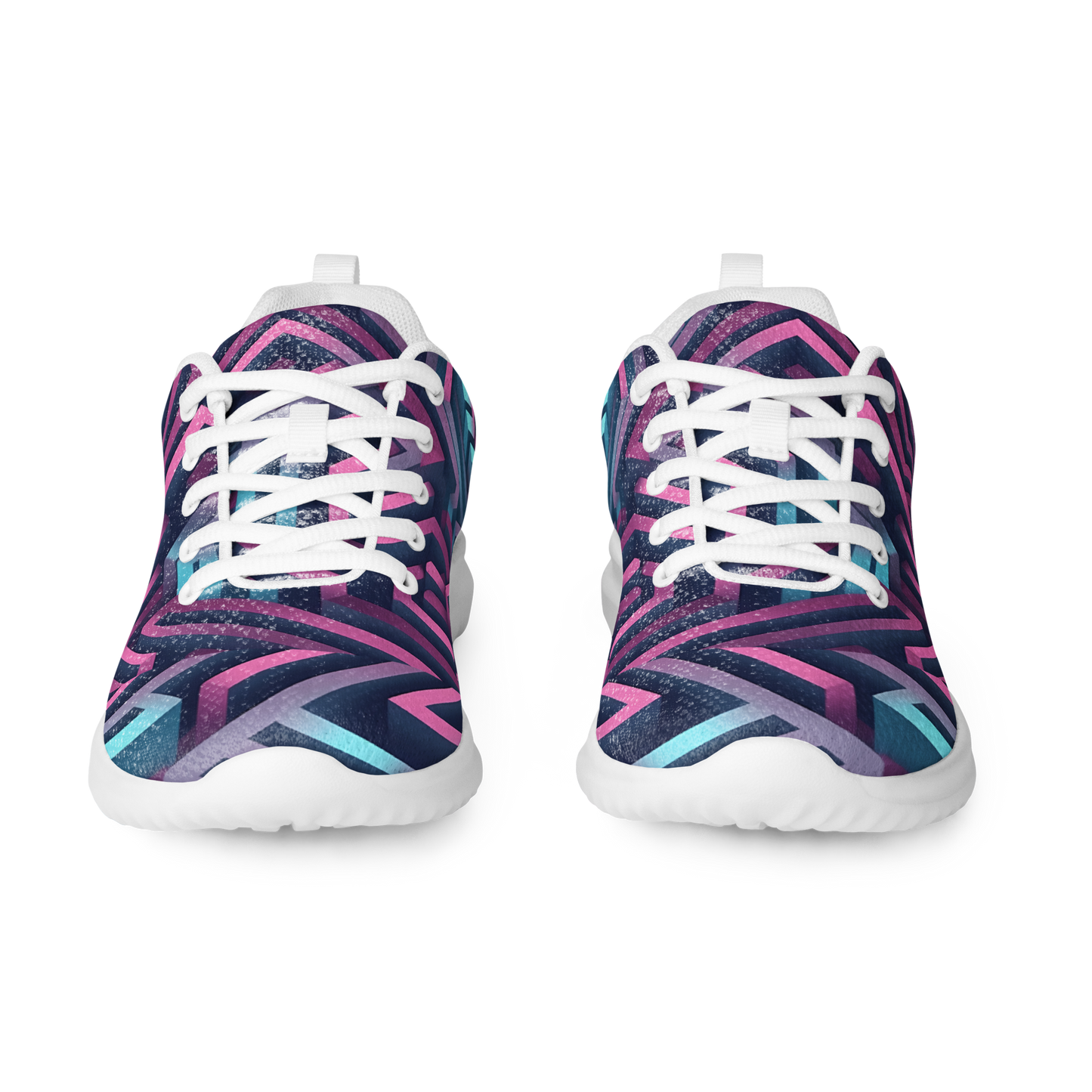 3D Maze Illusion | 3D Patterns | Women's Athletic Shoes - #4