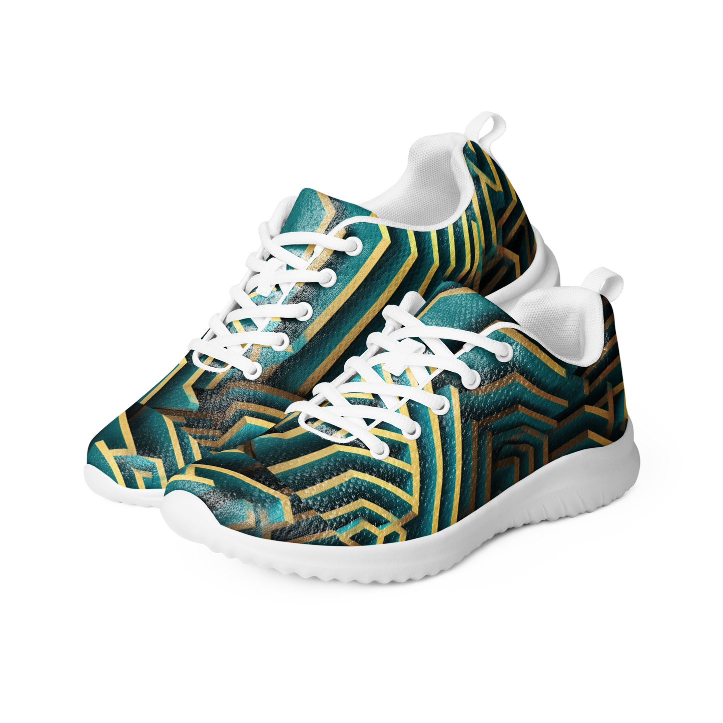 3D Maze Illusion | 3D Patterns | Women's Athletic Shoes - #5