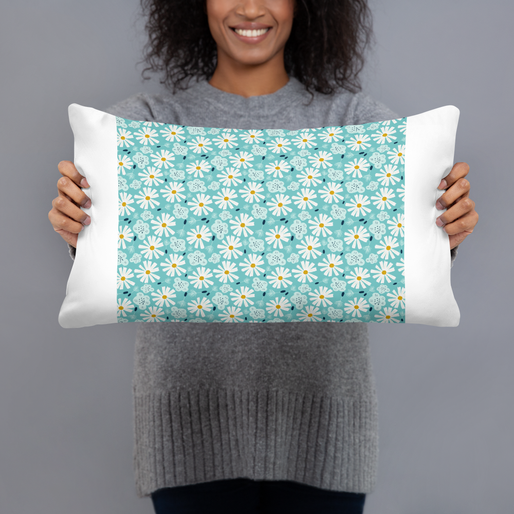 Scandinavian Spring Floral | Seamless Patterns | All-Over Print Basic Pillow - #10