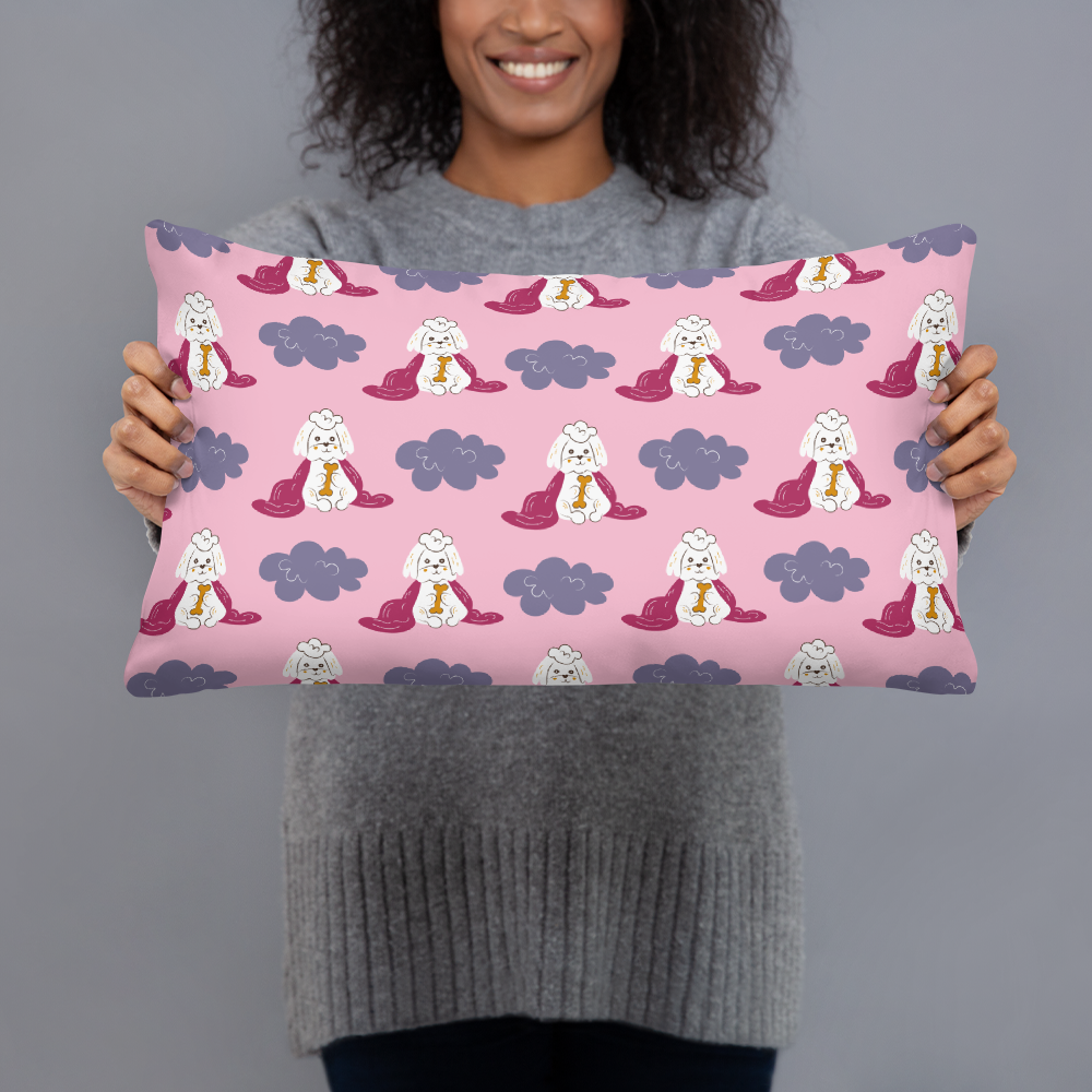 Cozy Dogs | Seamless Patterns | All-Over Print Basic Pillow - #10