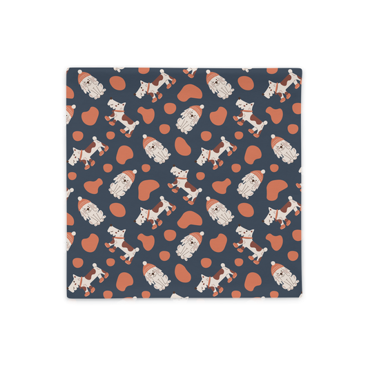 Cozy Dogs | Seamless Patterns | All-Over Print Basic Pillow Case - #5