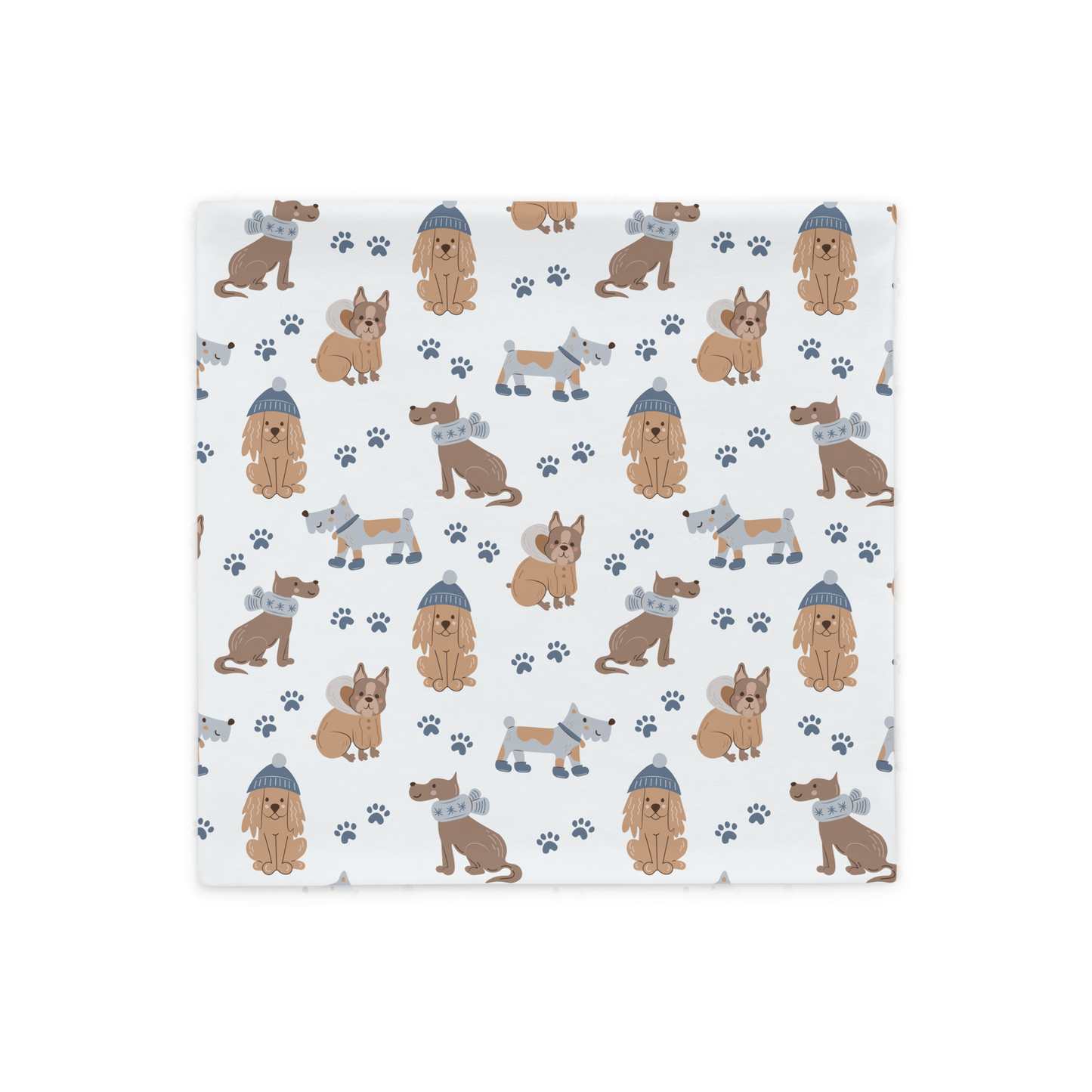 Cozy Dogs | Seamless Patterns | All-Over Print Basic Pillow Case - #7