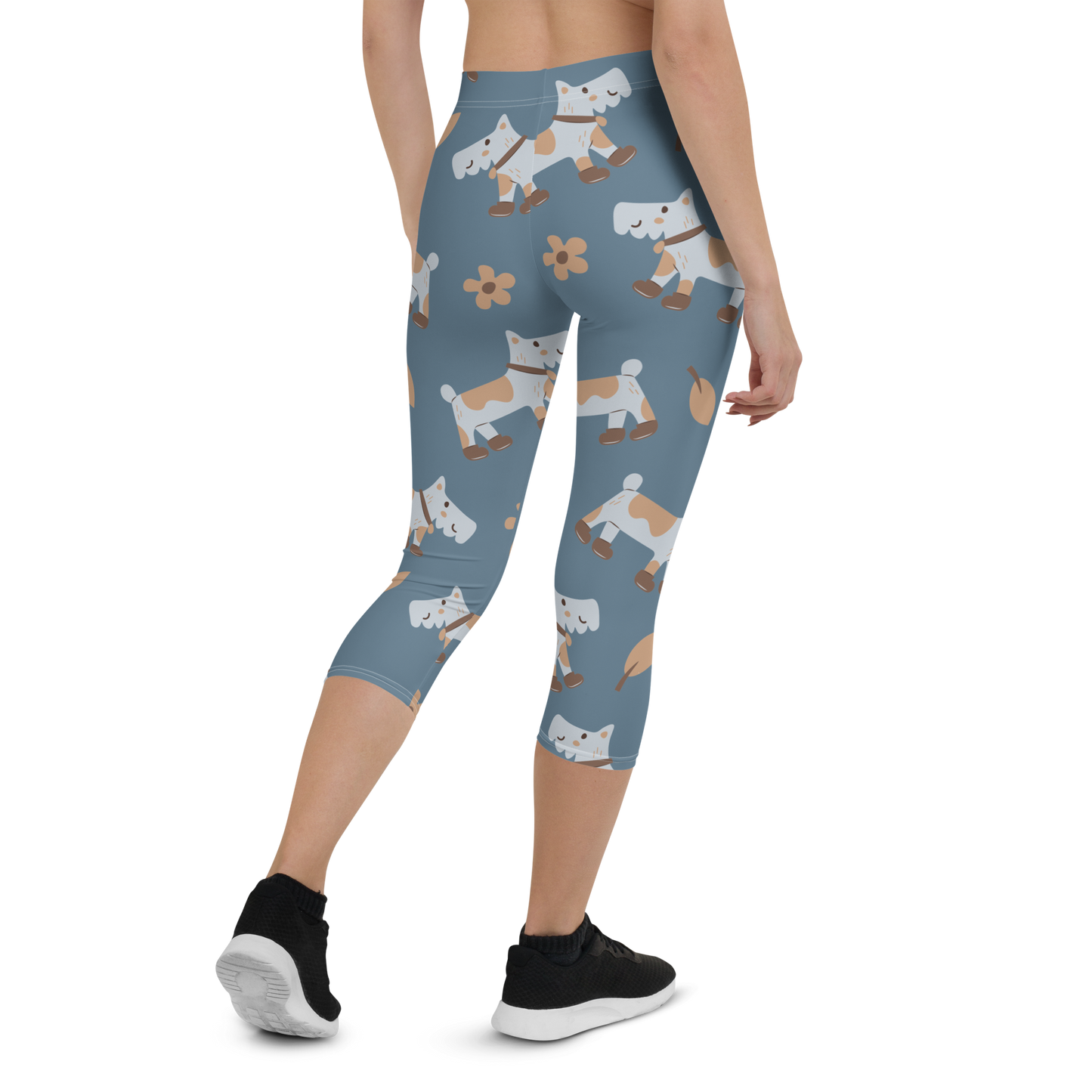 Cozy Dogs | Seamless Patterns | All-Over Print Capri Leggings - #2