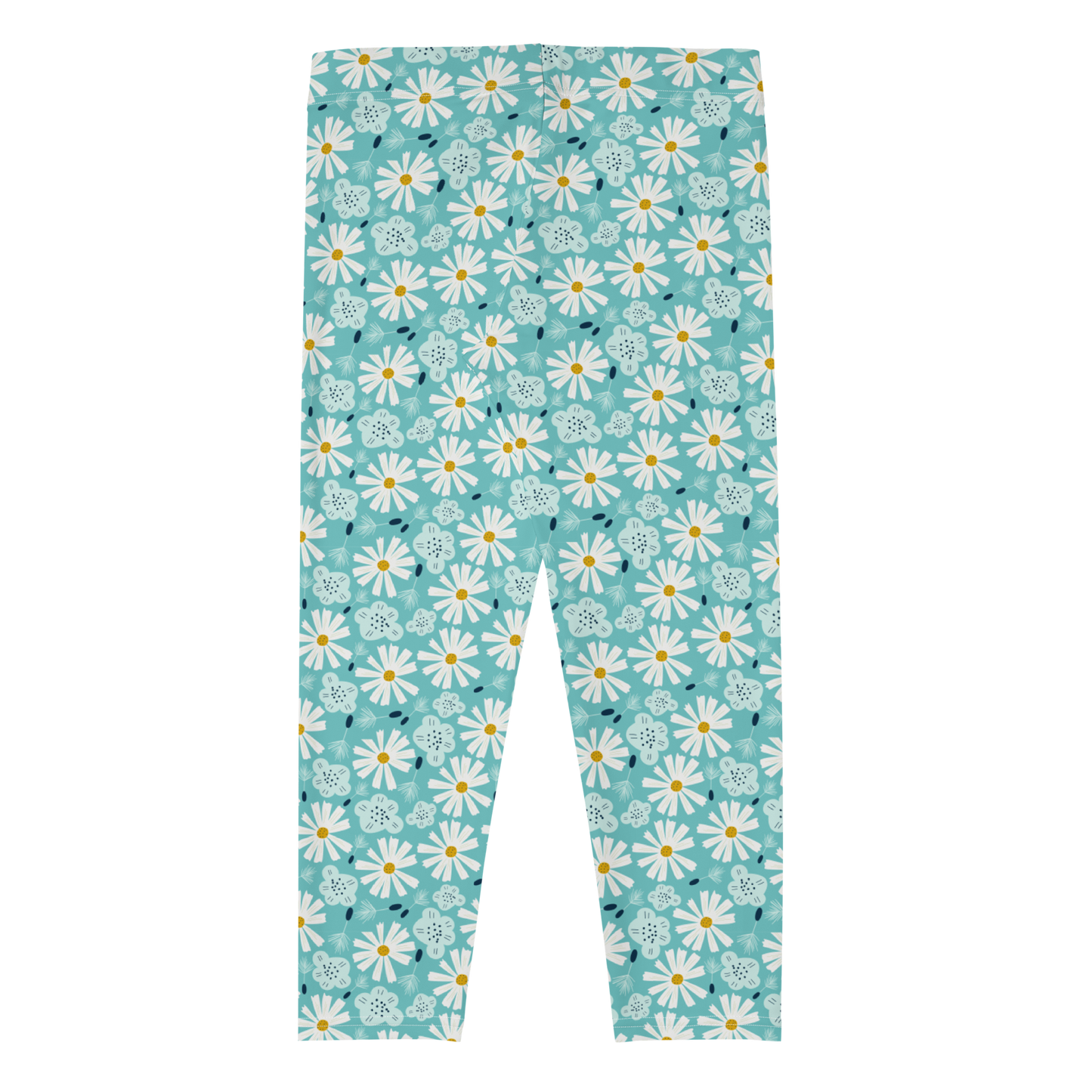 Scandinavian Spring Floral | Seamless Patterns | All-Over Print Capri Leggings - #10