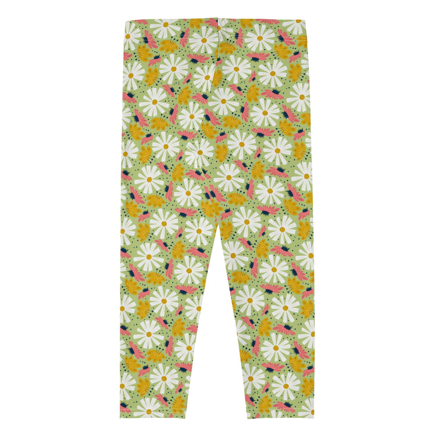 Scandinavian Spring Floral | Seamless Patterns | All-Over Print Capri Leggings - #4