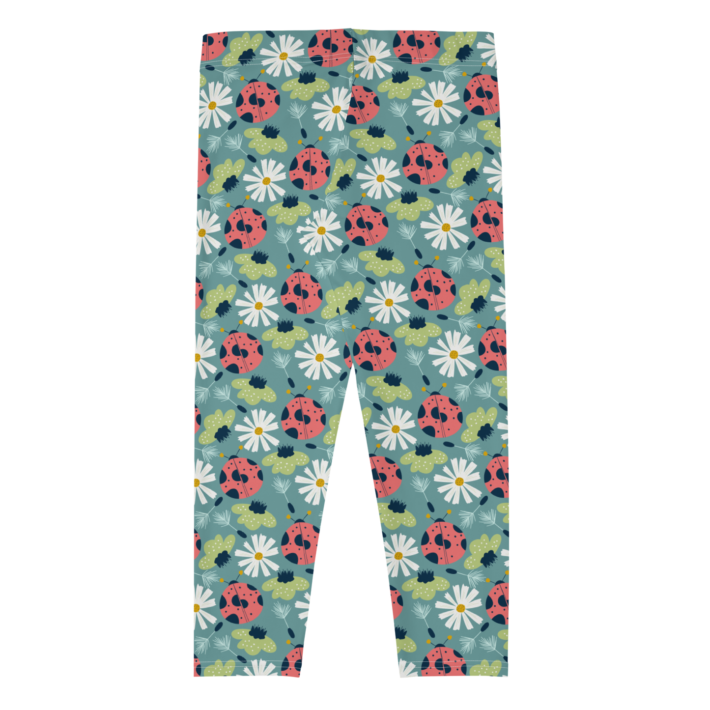 Scandinavian Spring Floral | Seamless Patterns | All-Over Print Capri Leggings - #2