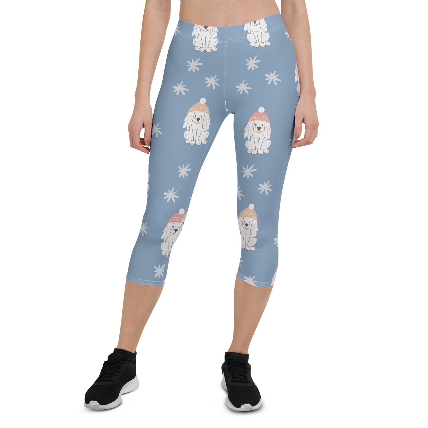 Cozy Dogs | Seamless Patterns | All-Over Print Capri Leggings - #3