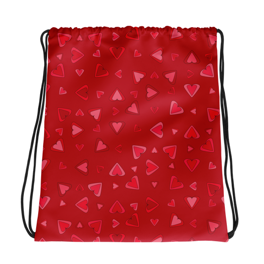 Rainbow Of Hearts | Batch 01 | Seamless Patterns | All-Over Print Drawstring Bag - #11