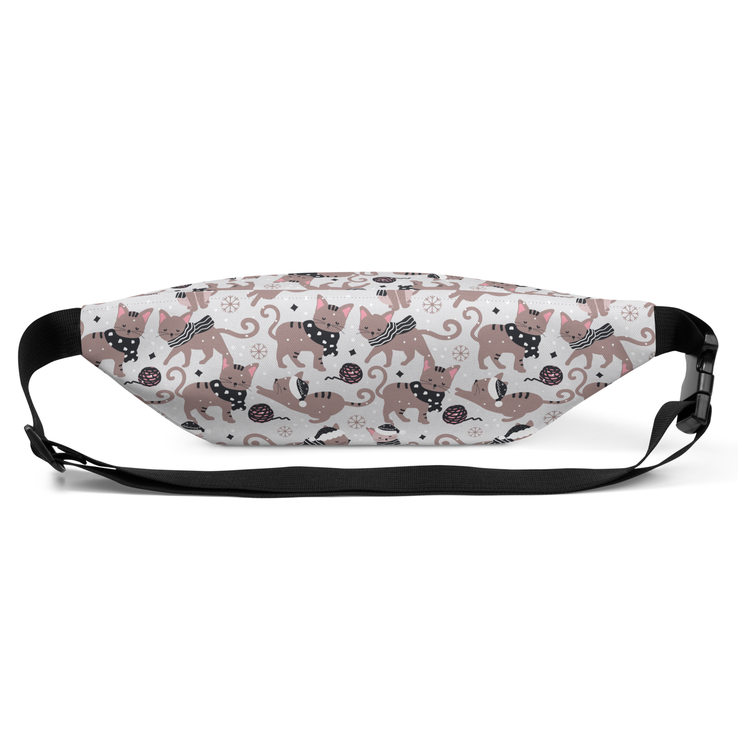 Winter Christmas Cat | Seamless Patterns | All-Over Print Fanny Pack - #1