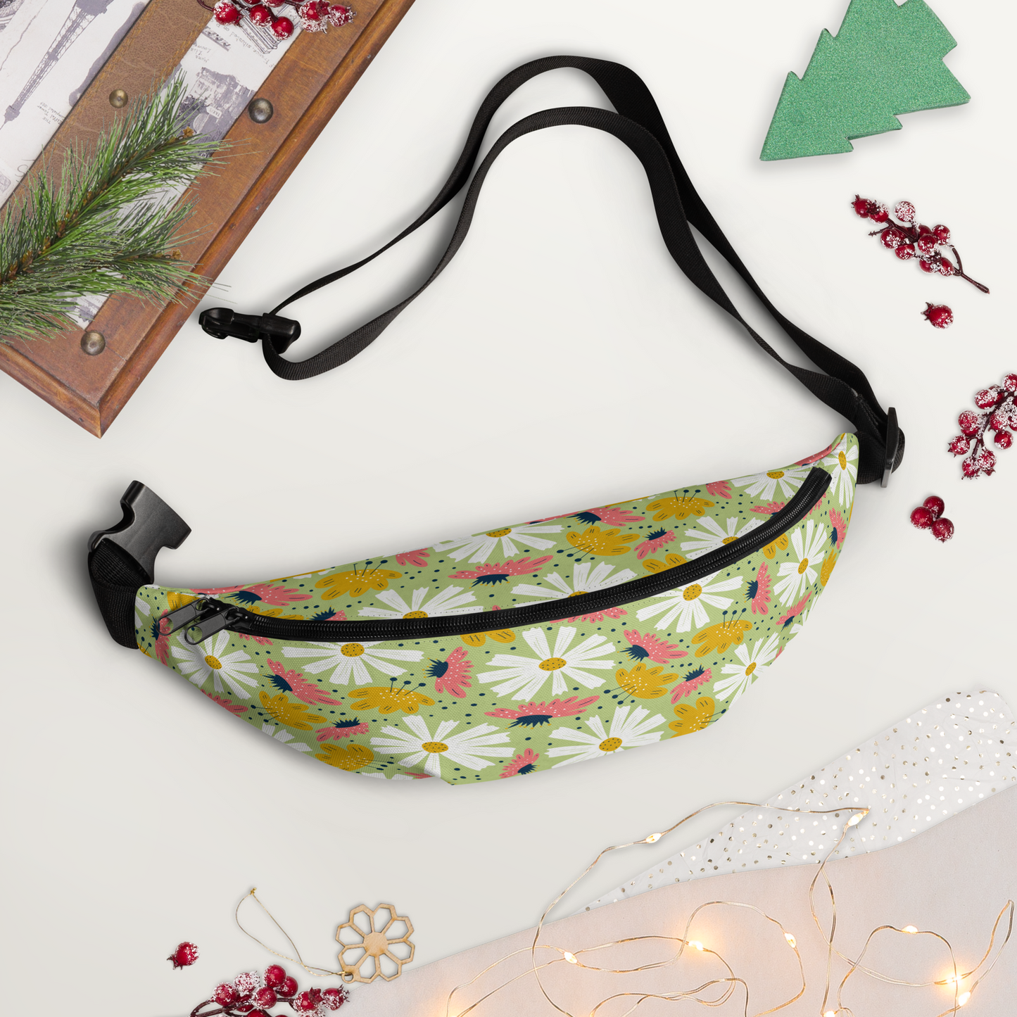 Scandinavian Spring Floral | Seamless Patterns | All-Over Print Fanny Pack - #4
