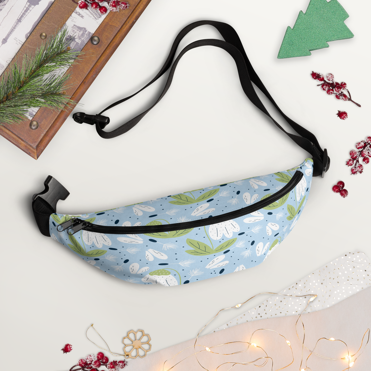 Scandinavian Spring Floral | Seamless Patterns | All-Over Print Fanny Pack - #3