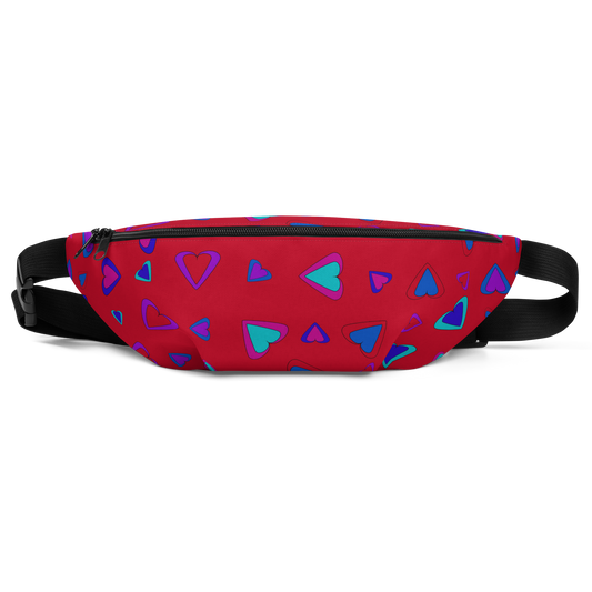 Rainbow Of Hearts | Batch 01 | Seamless Patterns | All-Over Print Fanny Pack - #1