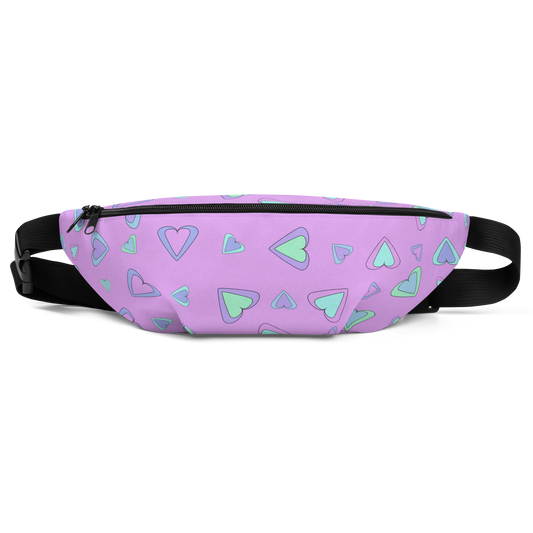 Rainbow Of Hearts | Batch 01 | Seamless Patterns | All-Over Print Fanny Pack - #5