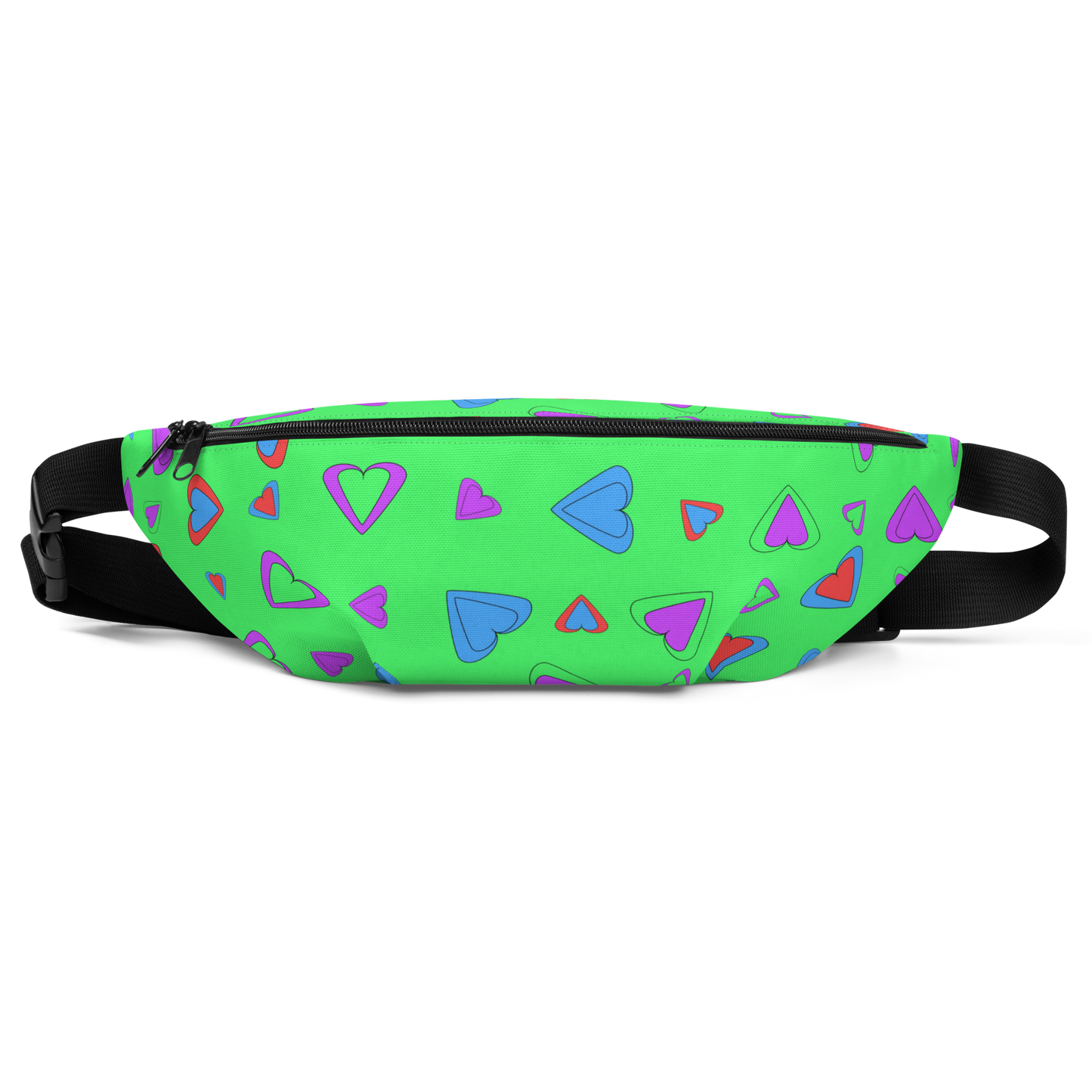 Rainbow Of Hearts | Batch 01 | Seamless Patterns | All-Over Print Fanny Pack - #7