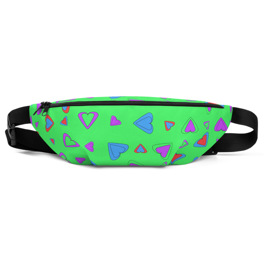 Rainbow Of Hearts | Batch 01 | Seamless Patterns | All-Over Print Fanny Pack - #7