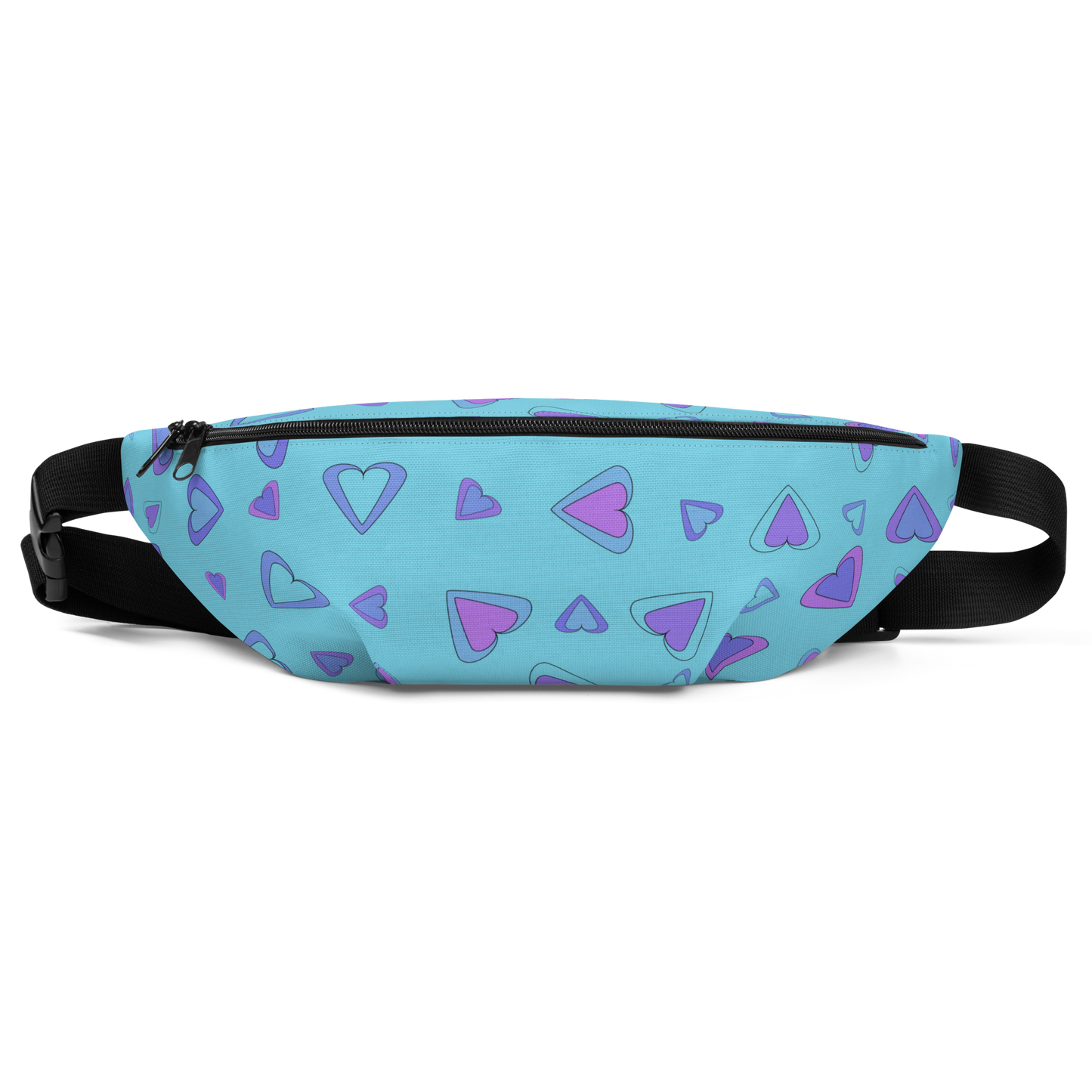 Rainbow Of Hearts | Batch 01 | Seamless Patterns | All-Over Print Fanny Pack - #9