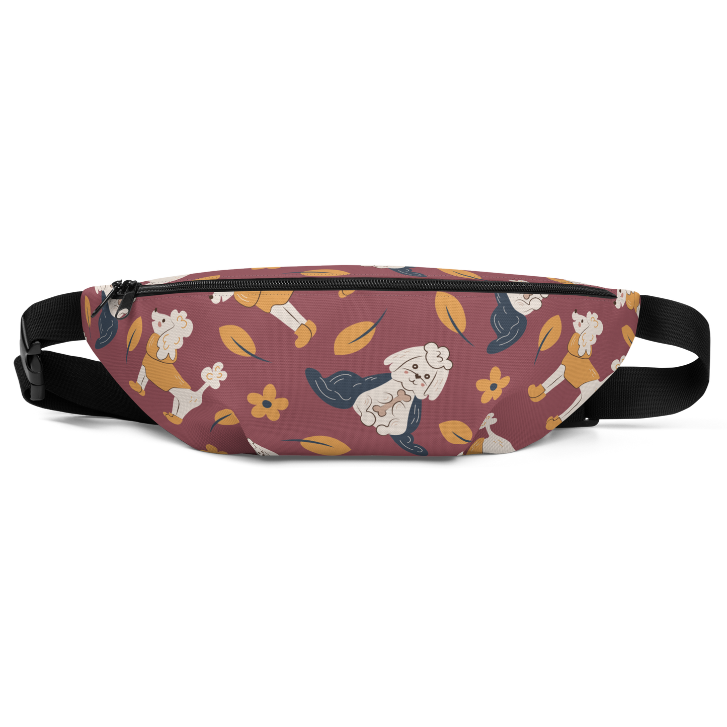 Cozy Dogs | Seamless Patterns | All-Over Print Fanny Pack - #9