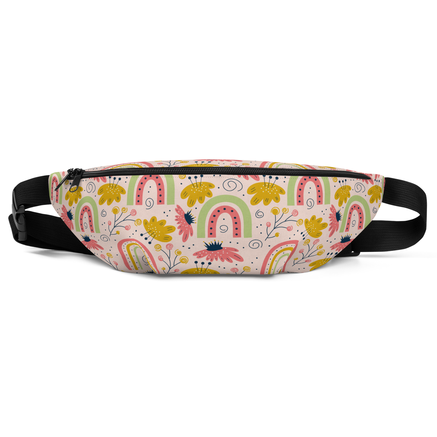 Scandinavian Spring Floral | Seamless Patterns | All-Over Print Fanny Pack - #7