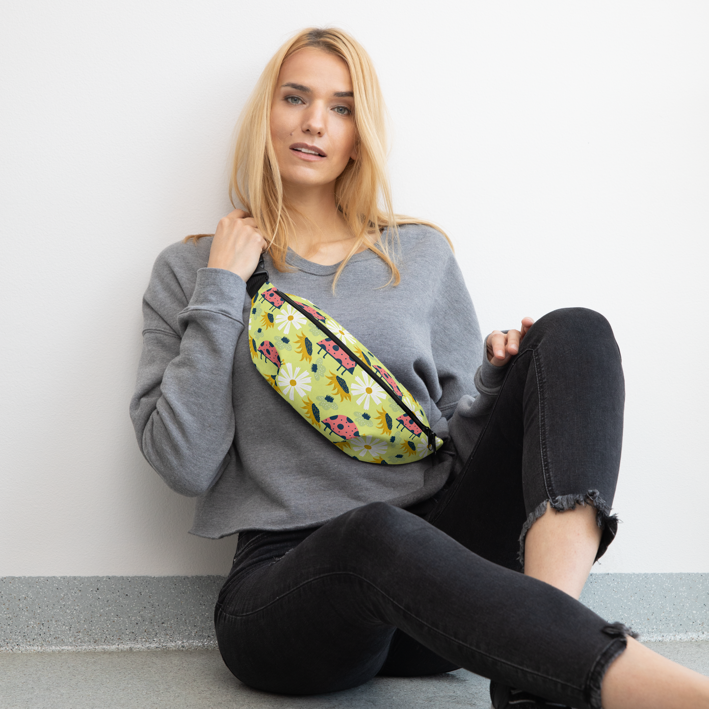 Scandinavian Spring Floral | Seamless Patterns | All-Over Print Fanny Pack - #6