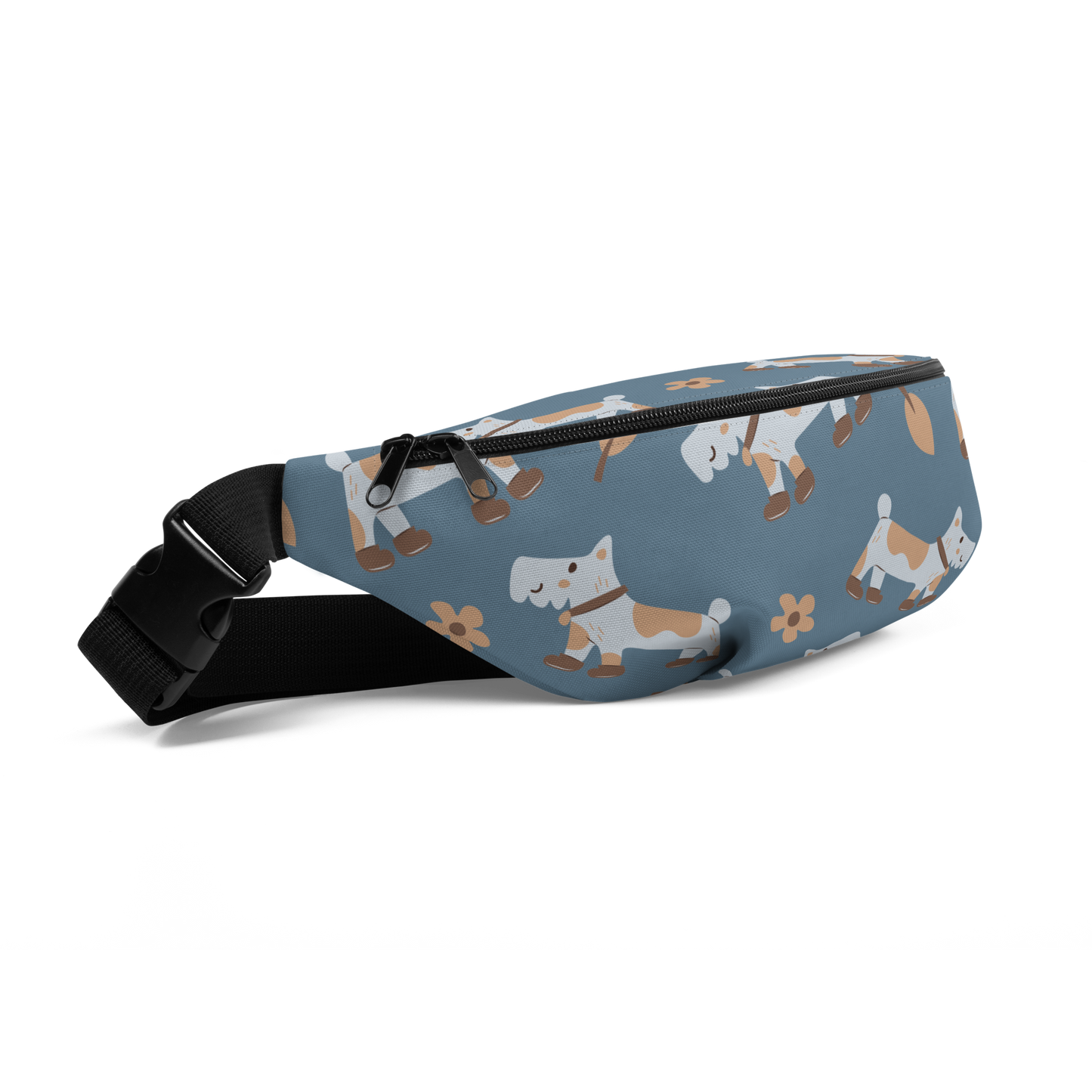 Cozy Dogs | Seamless Patterns | All-Over Print Fanny Pack - #2