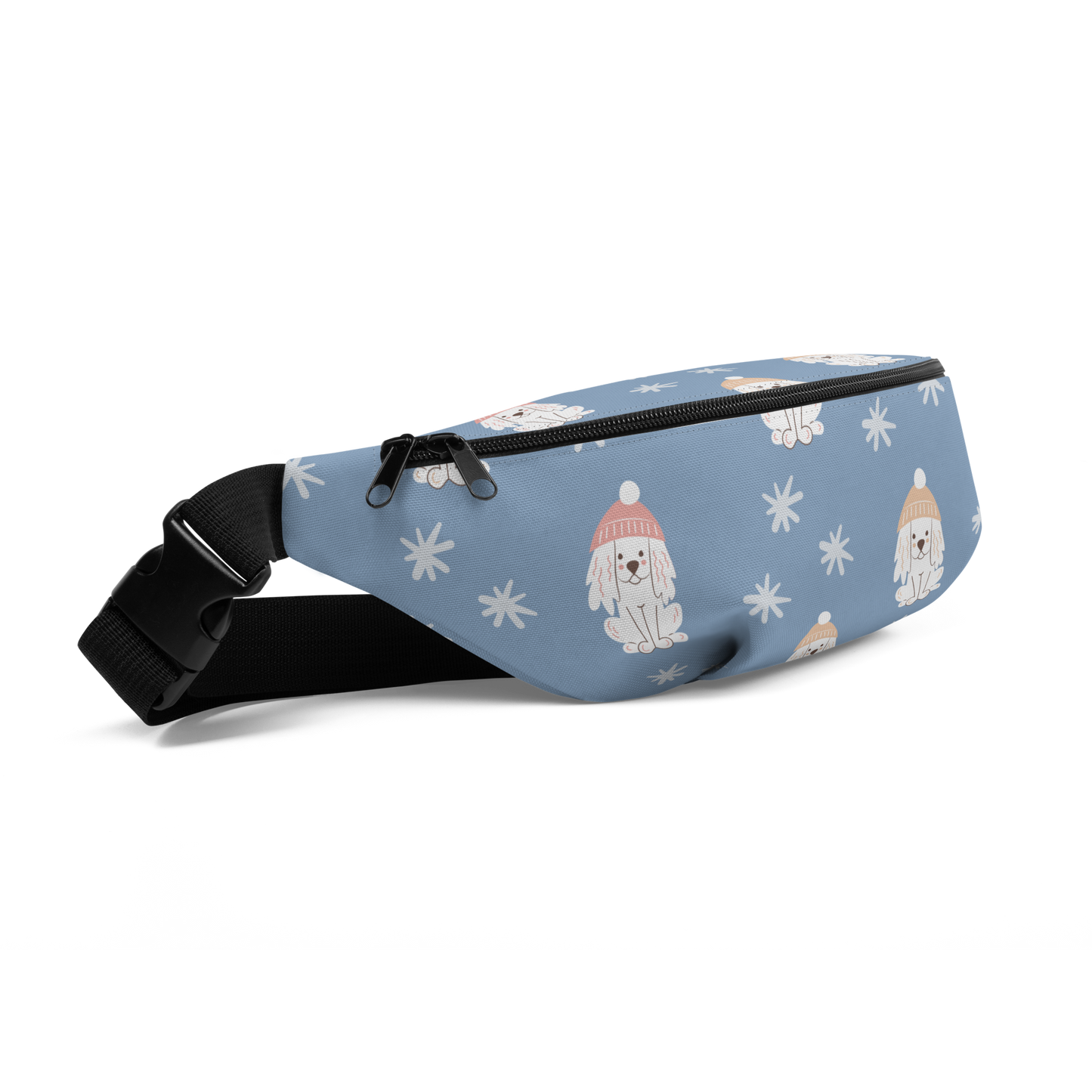 Cozy Dogs | Seamless Patterns | All-Over Print Fanny Pack - #3