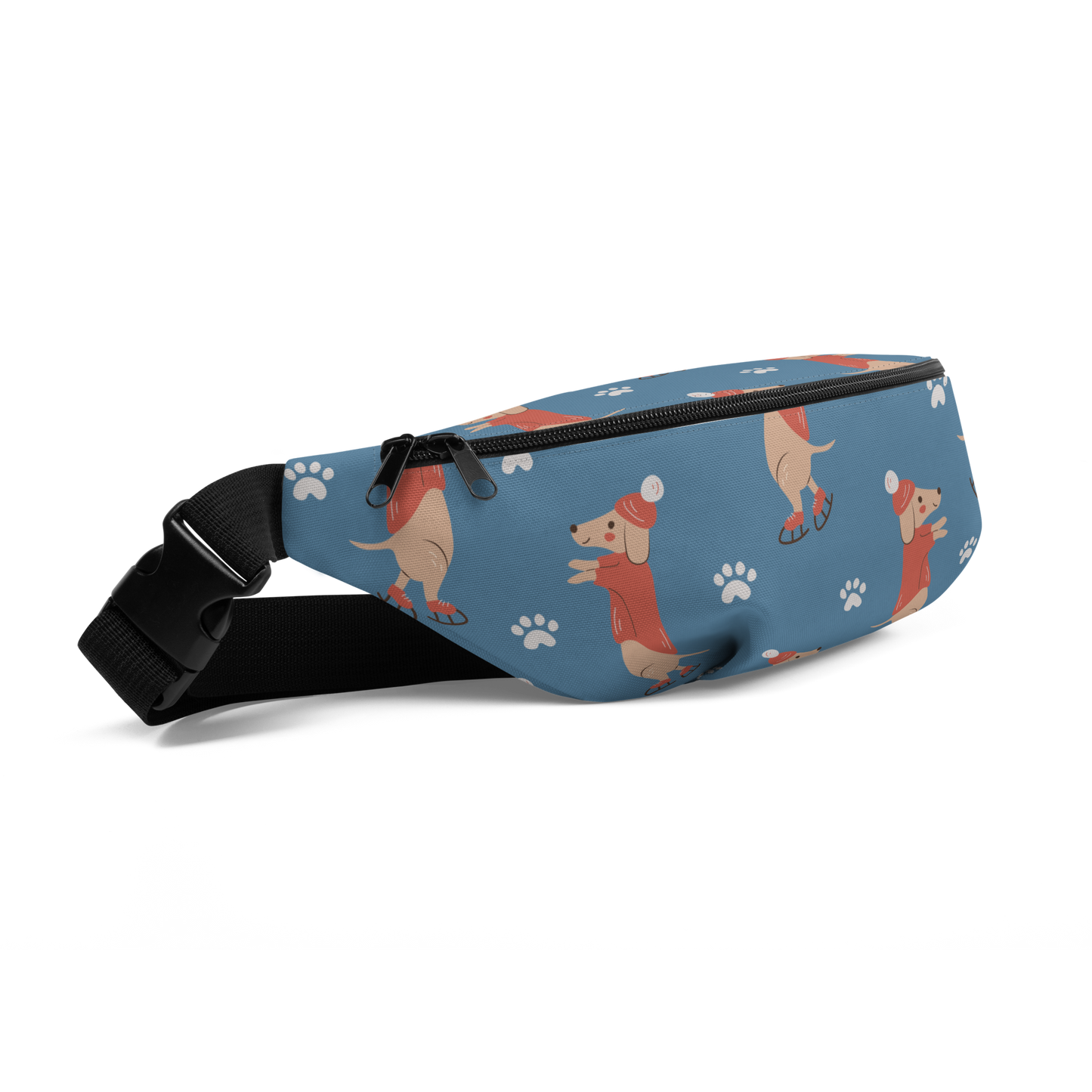Cozy Dogs | Seamless Patterns | All-Over Print Fanny Pack - #6