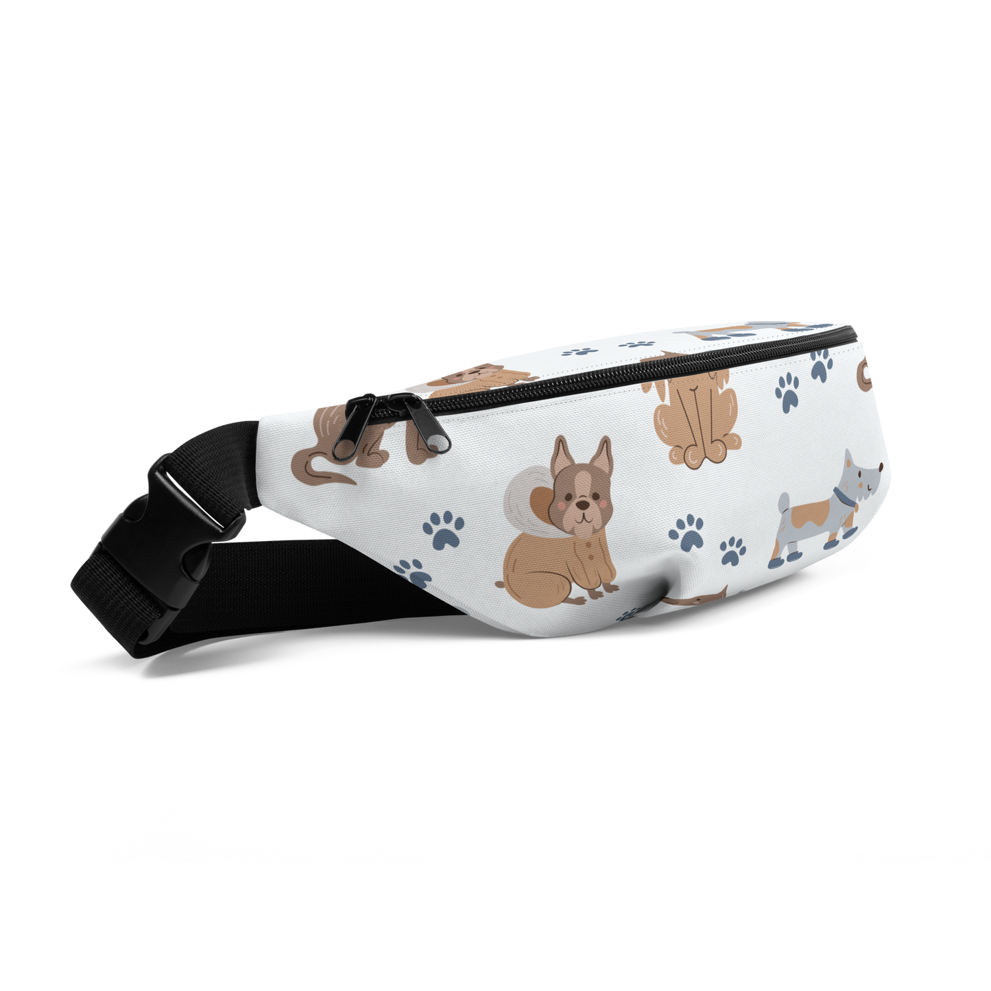 Cozy Dogs | Seamless Patterns | All-Over Print Fanny Pack - #7