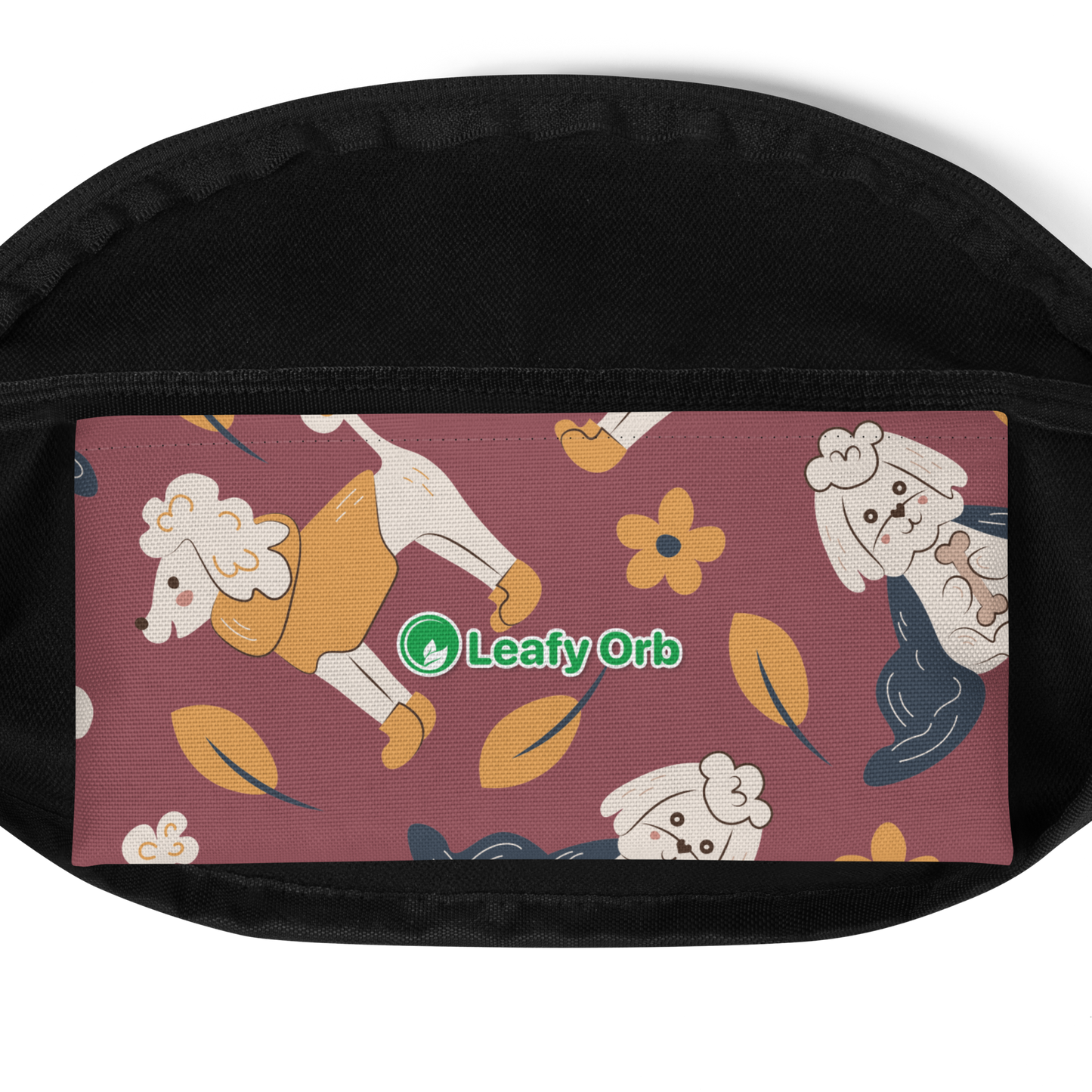 Cozy Dogs | Seamless Patterns | All-Over Print Fanny Pack - #9