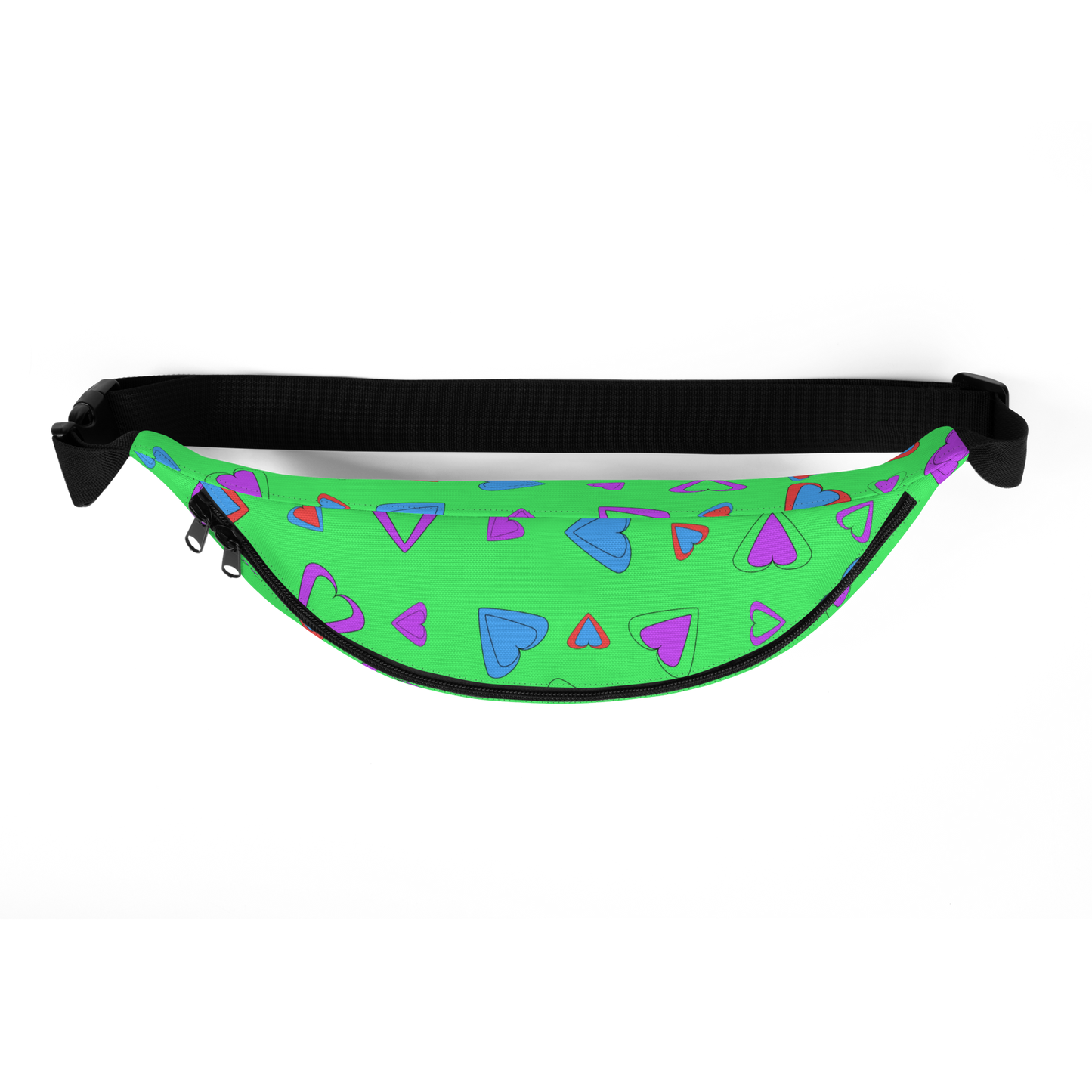 Rainbow Of Hearts | Batch 01 | Seamless Patterns | All-Over Print Fanny Pack - #7