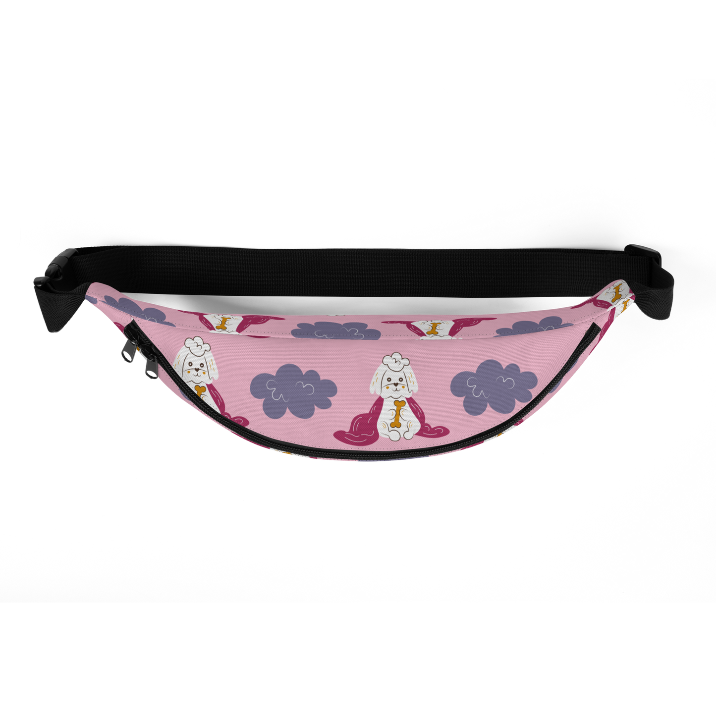 Cozy Dogs | Seamless Patterns | All-Over Print Fanny Pack - #10
