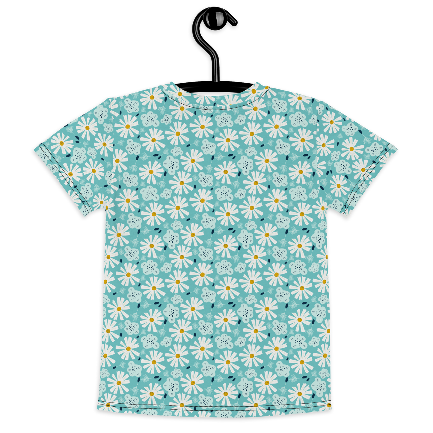 Scandinavian Spring Floral | Seamless Patterns | All-Over Print Kids Crew Neck T-Shirt - #10