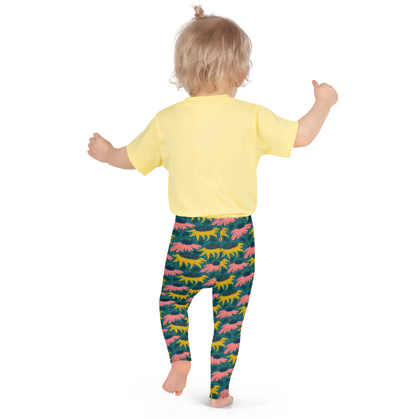 Scandinavian Spring Floral | Seamless Patterns | All-Over Print Kids Leggings - #8