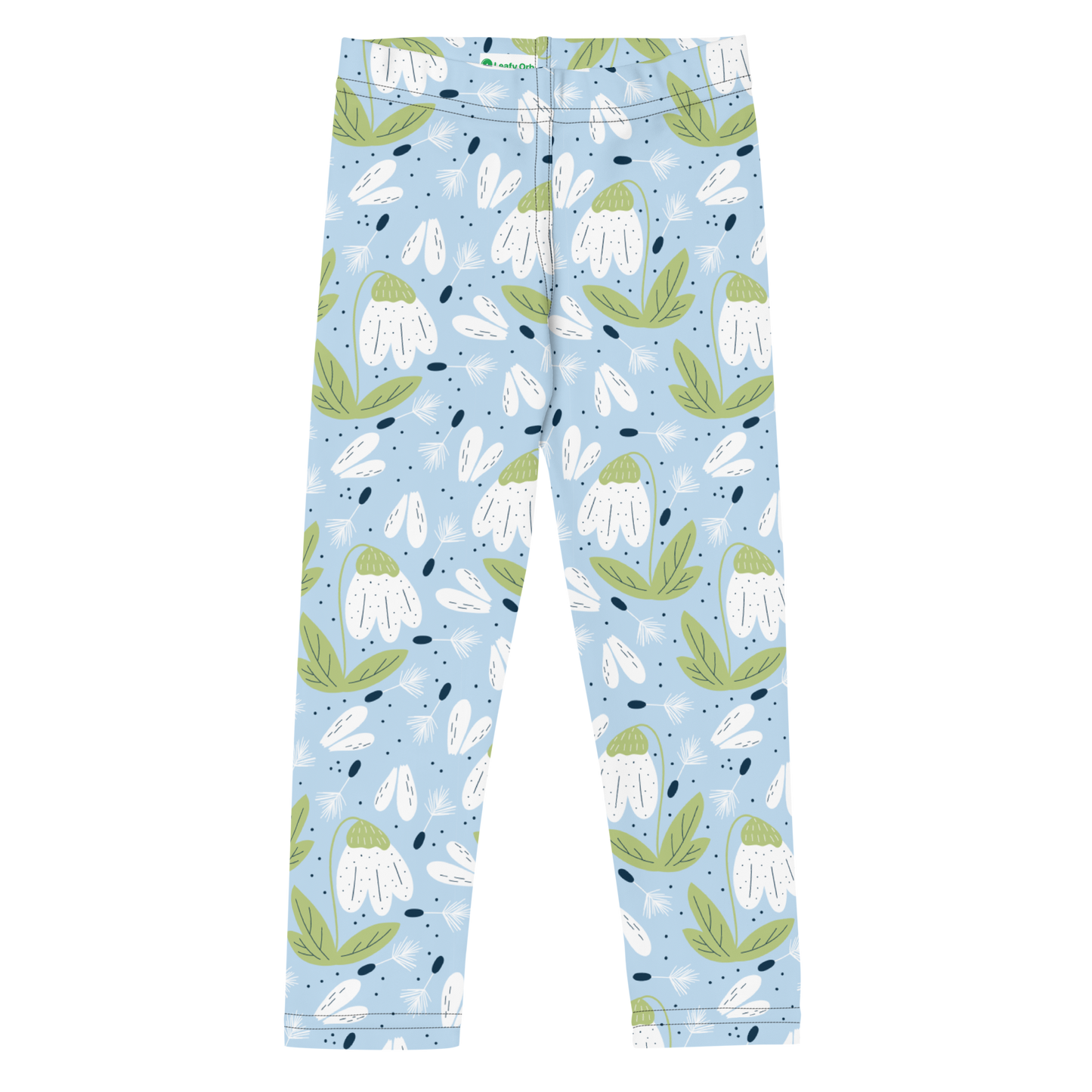 Scandinavian Spring Floral | Seamless Patterns | All-Over Print Kids Leggings - #3