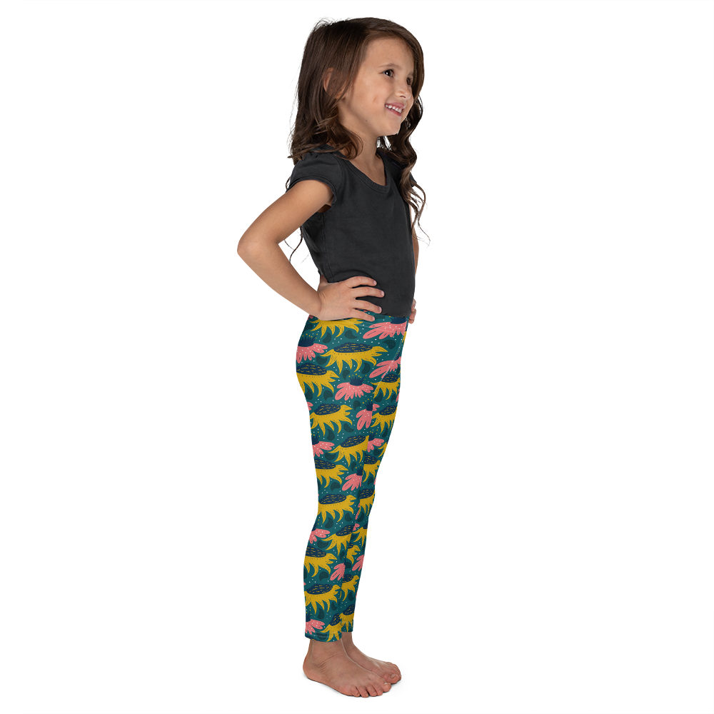 Scandinavian Spring Floral | Seamless Patterns | All-Over Print Kids Leggings - #8