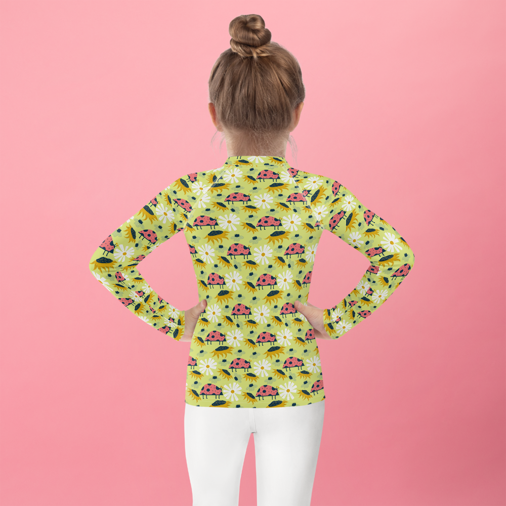 Scandinavian Spring Floral | Seamless Patterns | All-Over Print Kids Rash Guard - #6