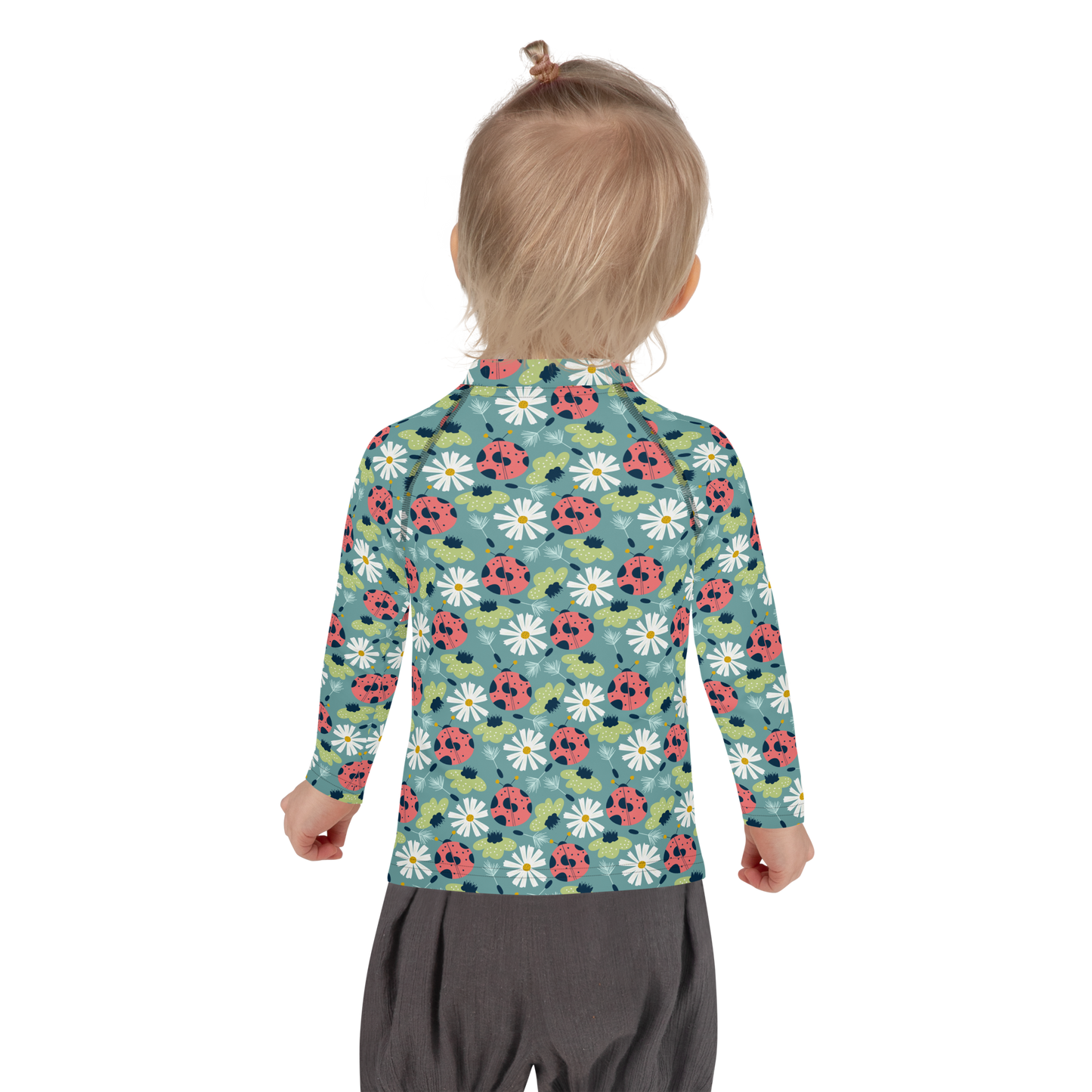 Scandinavian Spring Floral | Seamless Patterns | All-Over Print Kids Rash Guard - #2