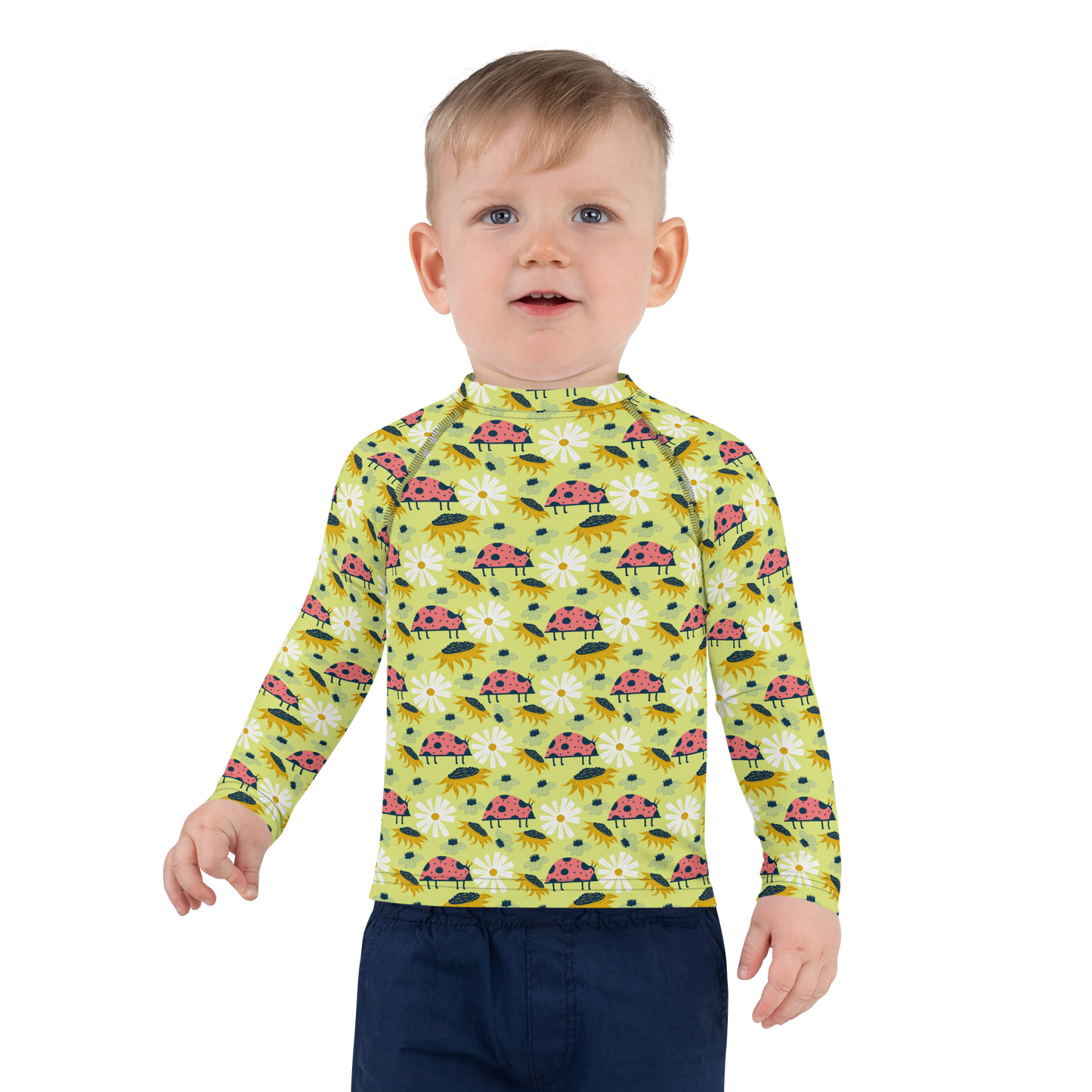 Scandinavian Spring Floral | Seamless Patterns | All-Over Print Kids Rash Guard - #6