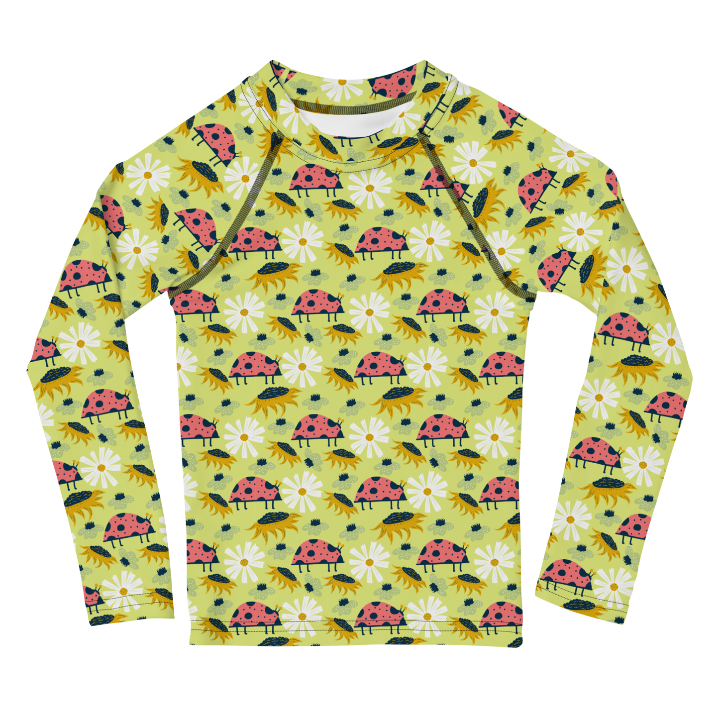 Scandinavian Spring Floral | Seamless Patterns | All-Over Print Kids Rash Guard - #6