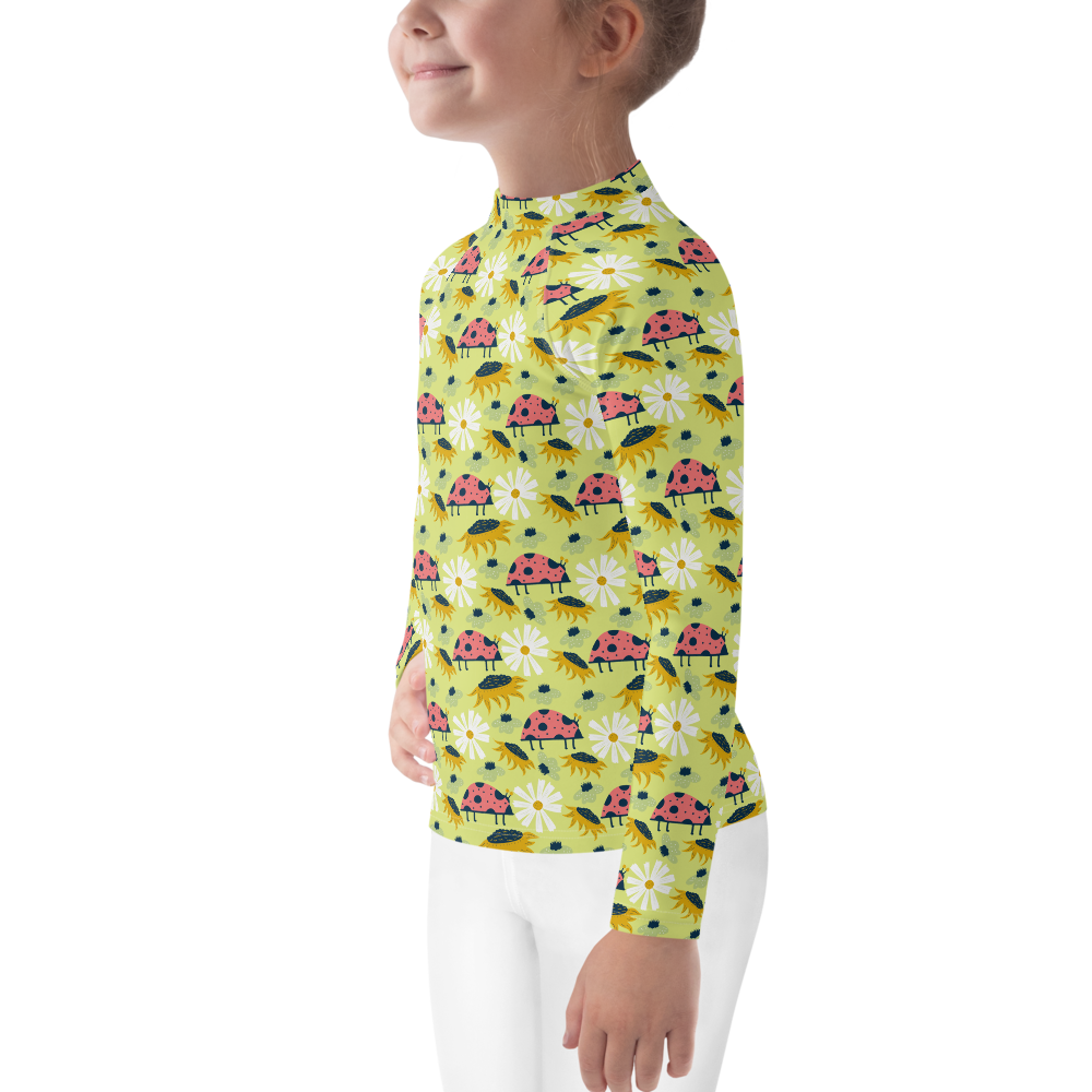 Scandinavian Spring Floral | Seamless Patterns | All-Over Print Kids Rash Guard - #6